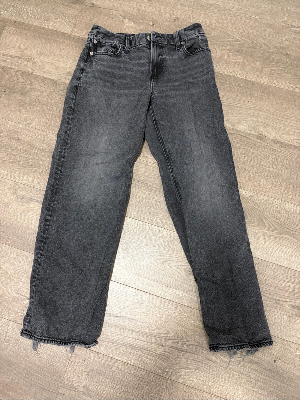 American Eagle Outfitters Women's Black Boyfriend Jeans